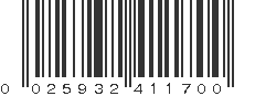 UPC 025932411700