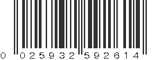 UPC 025932592614