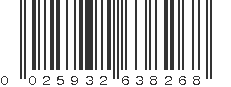 UPC 025932638268