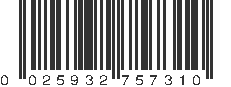 UPC 025932757310