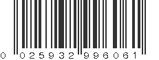 UPC 025932996061