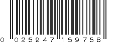 UPC 025947159758