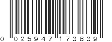 UPC 025947173839