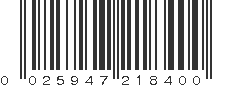 UPC 025947218400