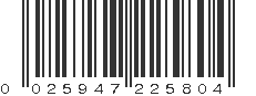 UPC 025947225804