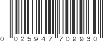 UPC 025947709960