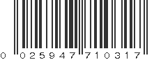 UPC 025947710317