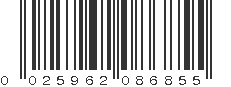 UPC 025962086855