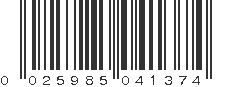 UPC 025985041374