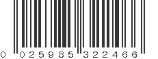 UPC 025985322466