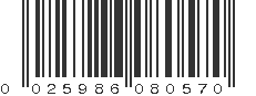 UPC 025986080570