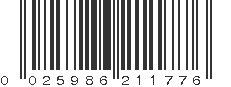 UPC 025986211776