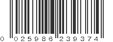 UPC 025986239374