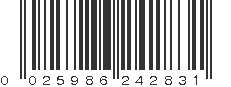 UPC 025986242831