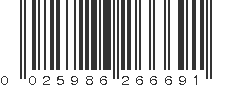 UPC 025986266691