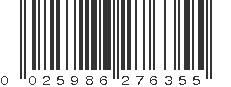 UPC 025986276355