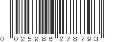 UPC 025986278793