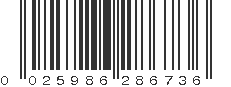 UPC 025986286736