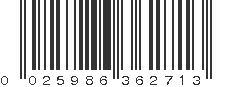 UPC 025986362713