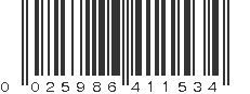 UPC 025986411534