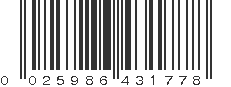 UPC 025986431778