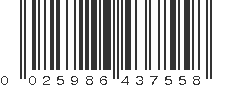 UPC 025986437558