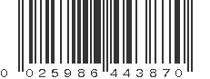 UPC 025986443870