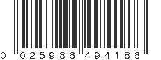 UPC 025986494186