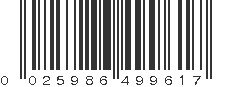 UPC 025986499617