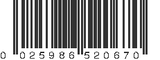 UPC 025986520670