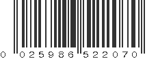 UPC 025986522070