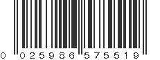 UPC 025986575519