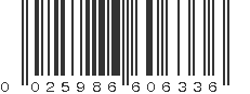 UPC 025986606336