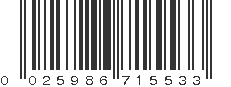 UPC 025986715533