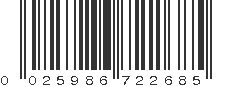 UPC 025986722685