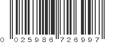 UPC 025986726997