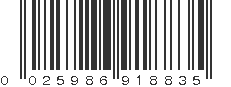 UPC 025986918835