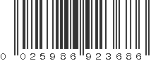 UPC 025986923686