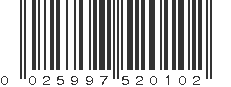 UPC 025997520102