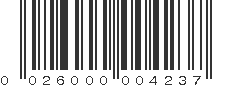 UPC 026000004237