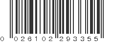 UPC 026102293355