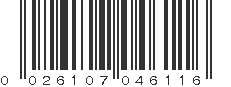 UPC 026107046116