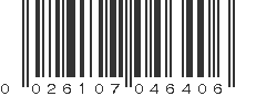 UPC 026107046406