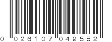 UPC 026107049582