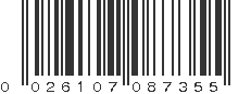 UPC 026107087355