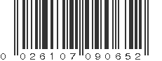 UPC 026107090652