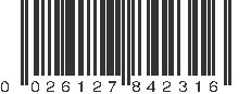 UPC 026127842316