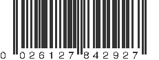 UPC 026127842927