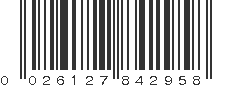 UPC 026127842958