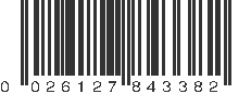 UPC 026127843382